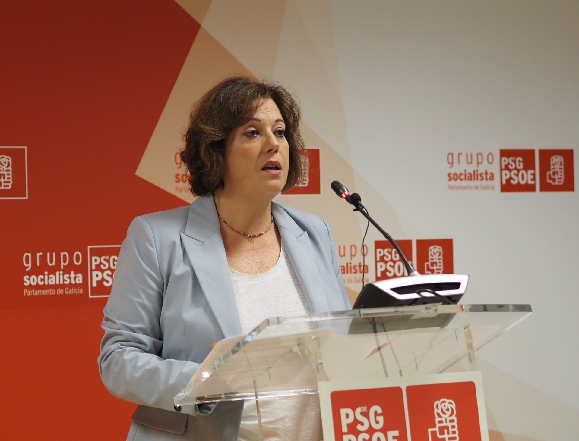 Imagen de la viceportavoz Parlamentaria del PSdeG, Begoña Rodríguez Rumbo