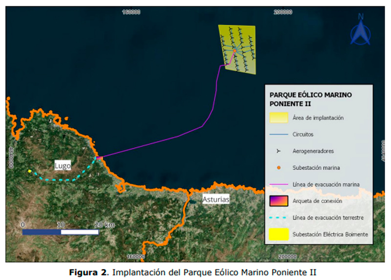 Mapa ubicación proyecto Poniente II Abey Energy