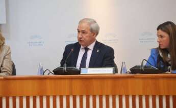 El presidente de la Diputación de Lugo, José Tomé, en su comparecencia en la Comisión de Presupusetos del Parlamento de Galicia - PARLAMENTO DE GALICIA