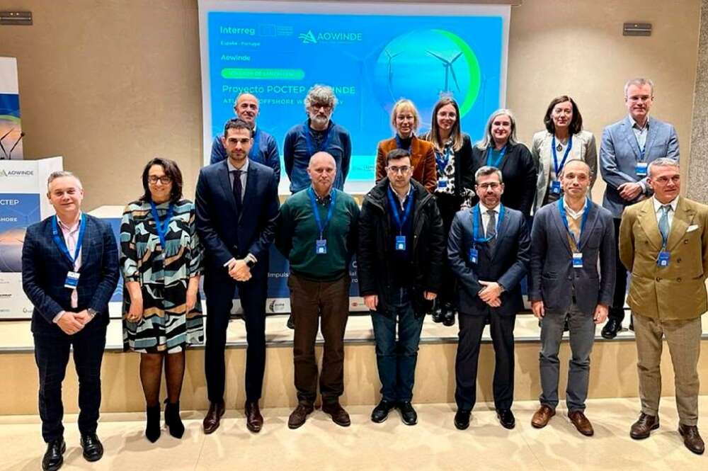 Presentación del proyecto AOWINDE, para crear un polo de referencia de la eólica marina en la eurorregión Galicia-Norte de Portugal. - ASIME