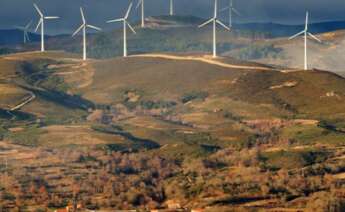 Imagen de la zona en la que Savannah Resources explota una mina de litio en Portugal, en la frontera con Galicia