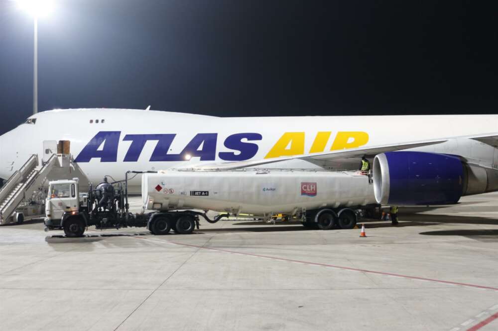 Imagen de archivo de un avión operado por Atlas Air