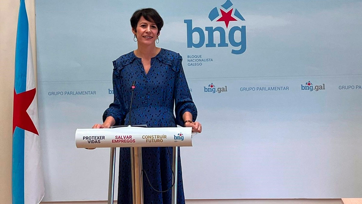 La portavoz nacional del BNG, Ana Pontón