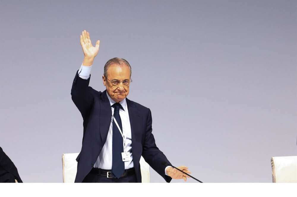 Florentino Pérez, presidente de Grupo ACS, durante una junta del Real Madrid / Oscar J. Barroso / AFP7 / Europa Press