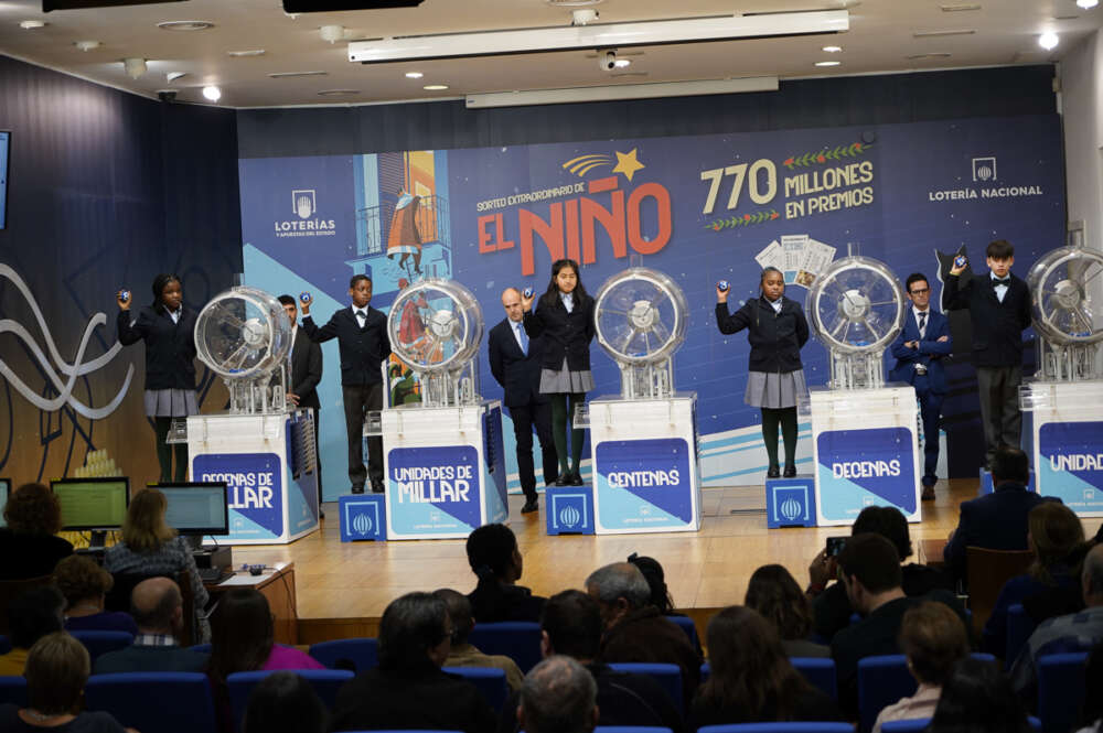 Imagen del sorteo de El Niño en su edición de 2024 / Europa Press