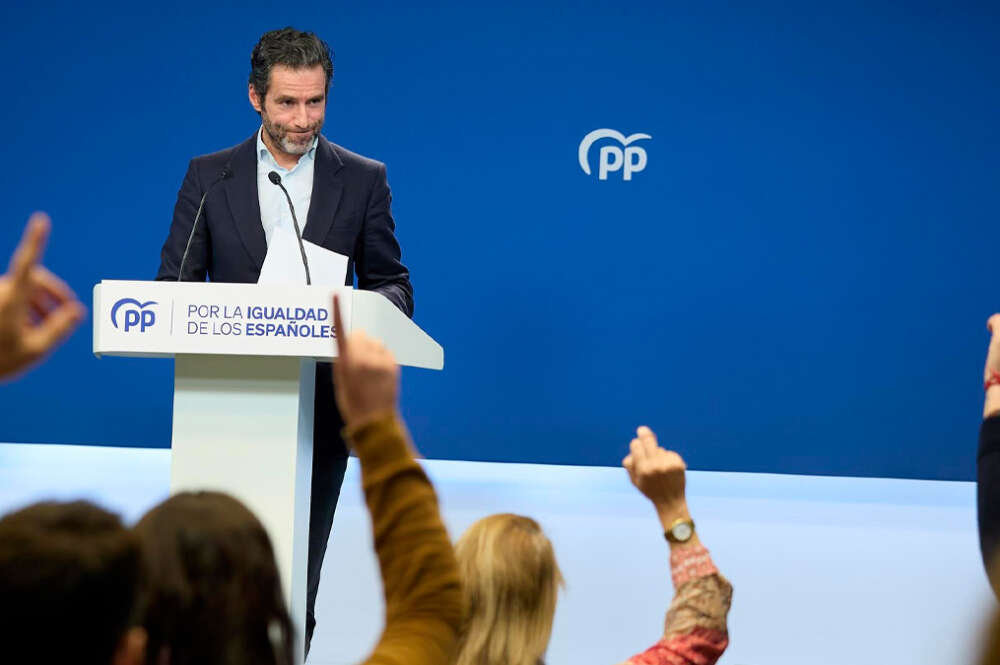 El portavoz del PP y vicesecretario de Cultura de la formación, Borja Sémper