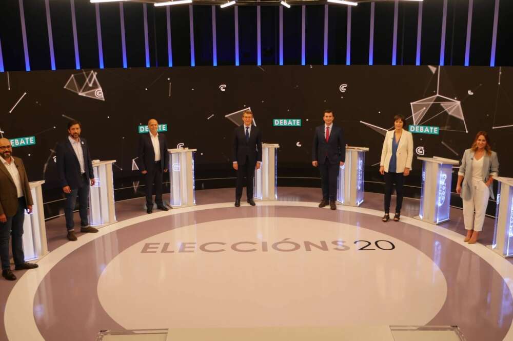 Debate organizado por la CRTVG en las elecciones de 2020