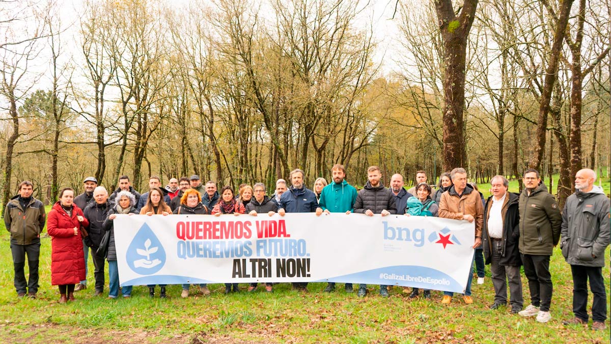 Encuentro de representantes del BNG en Santiso