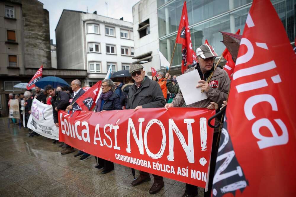 Manifestación en Galicia contra el modelo de desarrollo eólico / EP