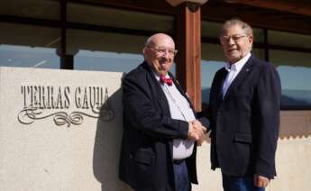 El presidente del Grupo Terras Gauda, José María Fonseca, y el presidente de Bodegas Gargalo, Roberto Verino. - TERRAS GAUDA