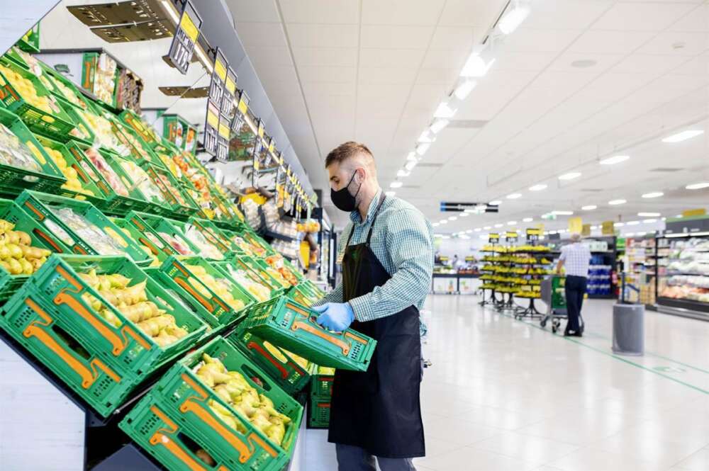 Sección de frutería en un supermercado de Mercadona / EP