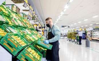 Sección de frutería en un supermercado de Mercadona / EP