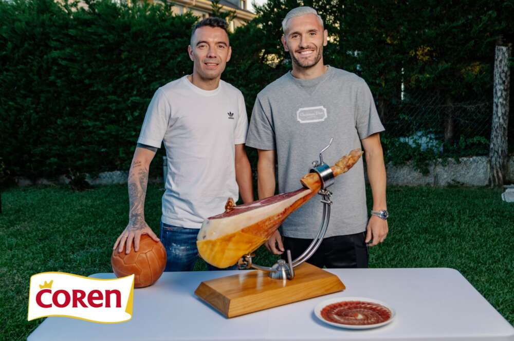 Iago Aspas y Lucas Pérez protagonizan el spot de Coren 'El sabor que compartimos', para poner en valor los productos gastronómicos gallegos / Coren