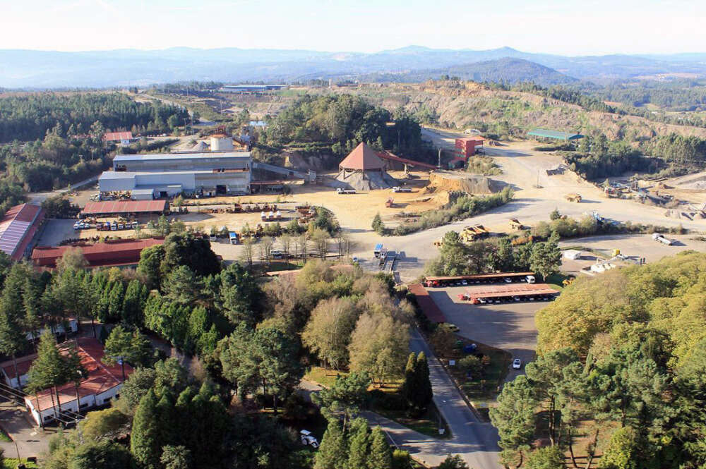 Instalaciones industriales en la mina de Touro / Cobre San Rafael