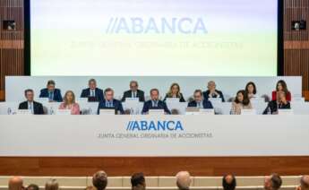 Imagen de la junta general de accionistas de Abanca de junio de 2024