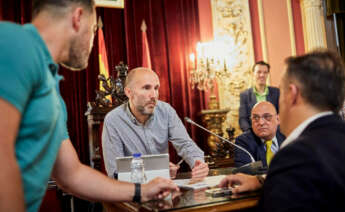 El alcalde de Ourense, Gonzalo Pérez Jácome, en el pleno