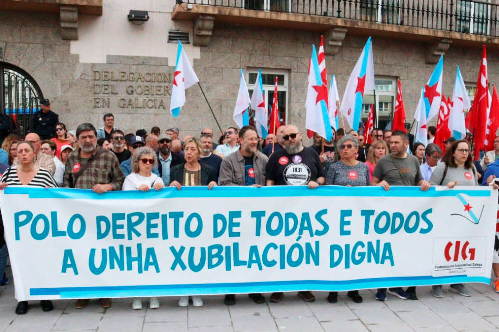 Concentración CIG por una "jubilación digna"