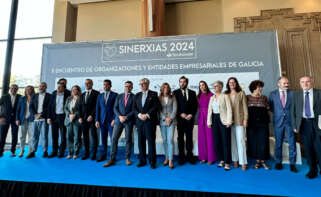 Foto de familia del evento Sinerxias 2024: II Encuentro de organizaciones y entidades empresariales de Galicia