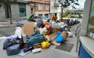 Imagen de la basura amontonada en la ciudad ante la huelga en el servicio de limpieza / Europa Press