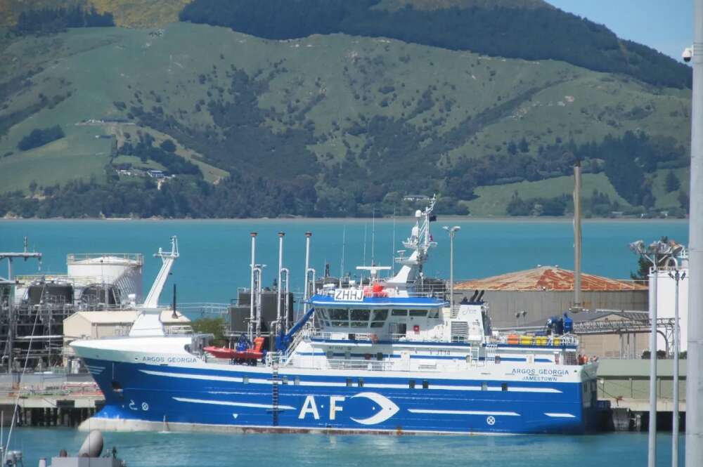 Palangrero accidentado en las Malvinas, Argos Georgia