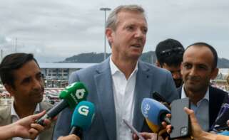 El presidente de la Xunta de Galicia, Alfonso Rueda, durante un acto en Ferrol / Europa Press