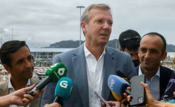 El presidente de la Xunta de Galicia, Alfonso Rueda, durante un acto en Ferrol / Europa Press