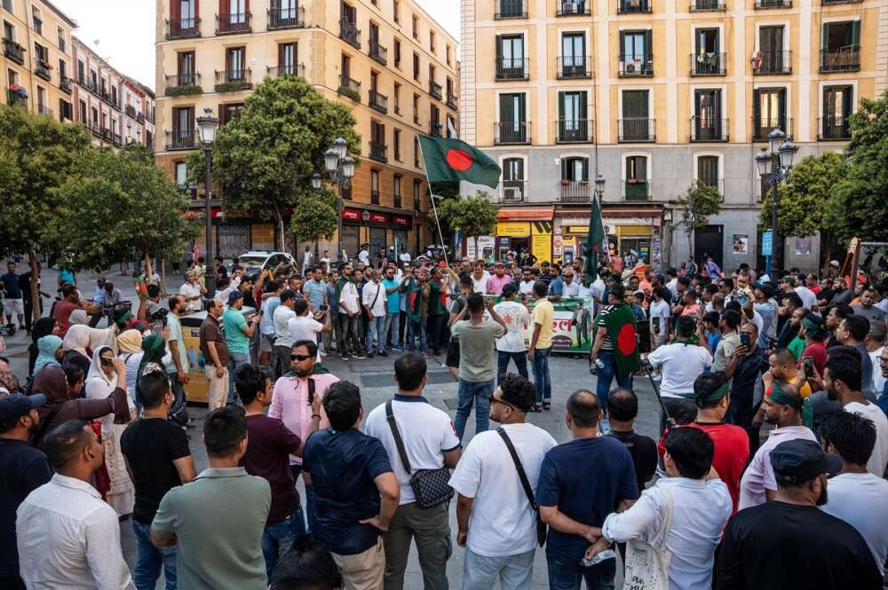 Manifestación ‘Por la Democracia en Bangladesh’