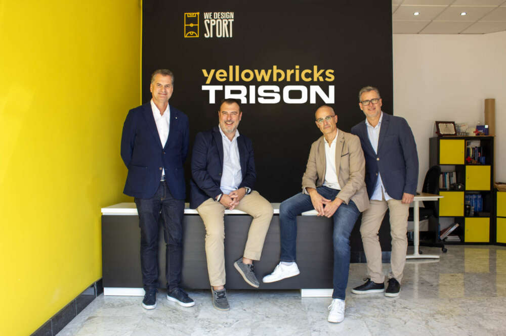 Los equipos directivos de Trison y Yellow Bricks / Trison