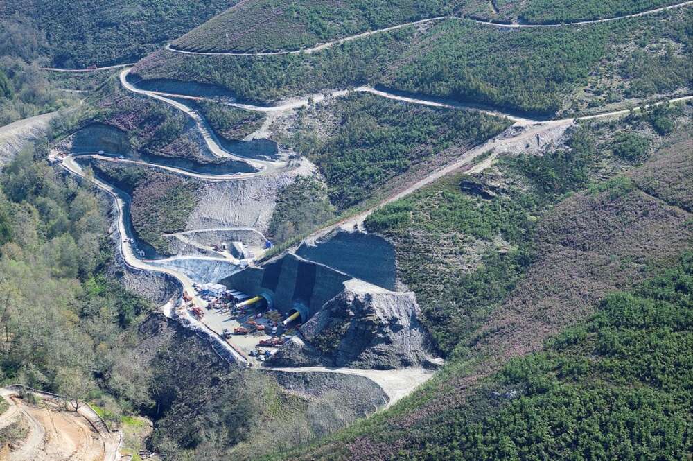 Imagen de archivo del túnel ferroviario de O Corno / Ministerio de Transportes