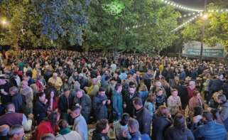 Fiesta de la Asociación de Mineiros Touro-O Pino en defensa del proyecto de Cobre San Rafael