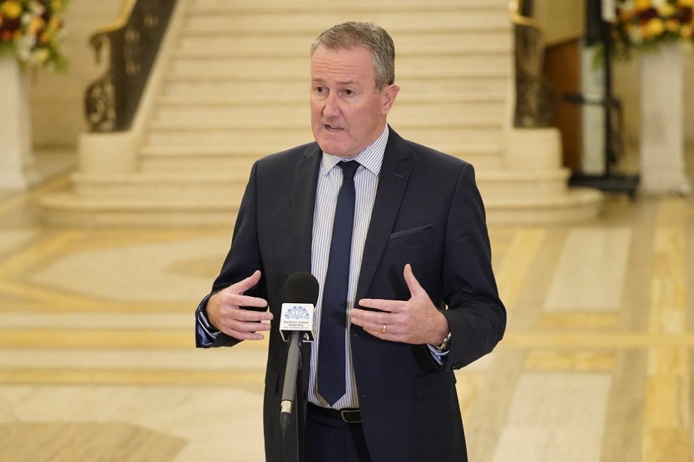 El ministro de Economía de Irlanda del Norte, Conor Murphy, en una imagen de archivo en el Parlamento de Belfast- Niall Carson / PA Wire / Europa Press