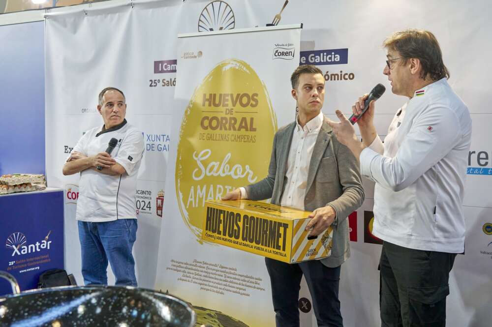 Presentación Huevos de Corral Gourmet en Xantar