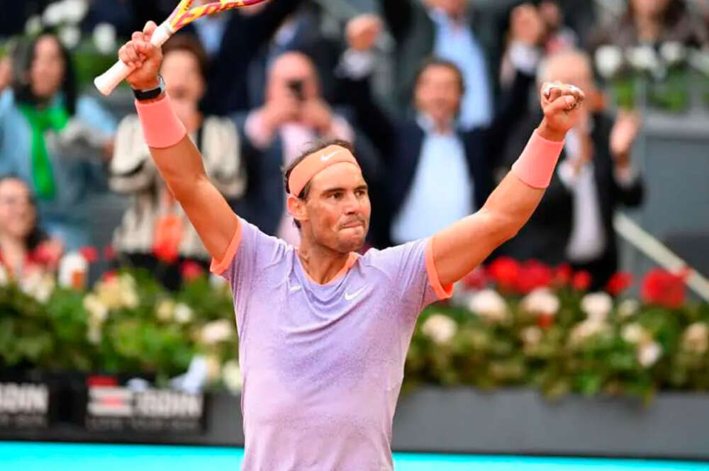 Rafa Nadal en el Mutua Madrid Open