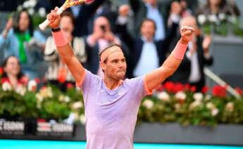 Rafa Nadal en el Mutua Madrid Open