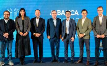 Foto de familia de la I Jornada de Inteligencia Artificial de Abanca