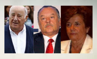 Amancio Ortega, Juan Carlos Cebrián y Josefa Ortega