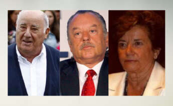 Amancio Ortega, Juan Carlos Cebrián y Josefa Ortega