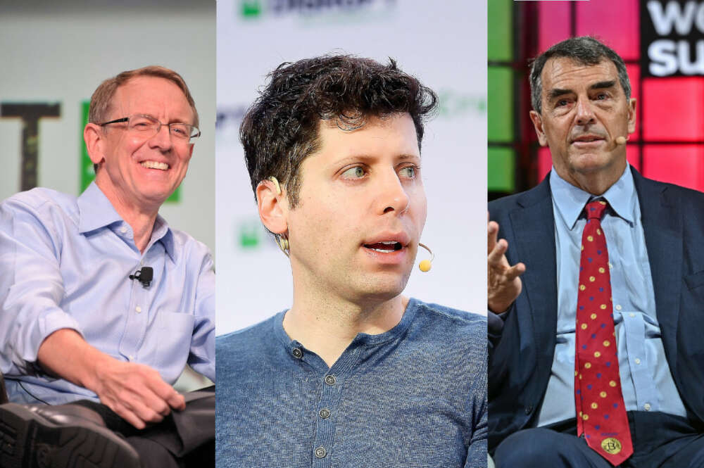 John Doerr, Sam Altman y Tim Draper / Wikipedia