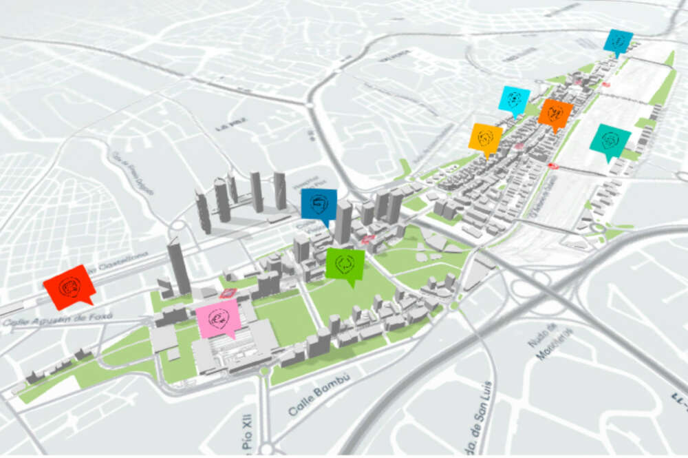 Infografía del proyecto Madrid Nuevo Norte / Crea Madrid Nuevo Norte