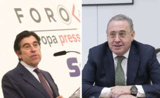 Los presidentes de Sacyr y Copasa, Manuel Manrique y José Luis Suárez