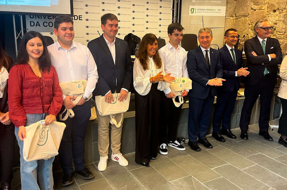 Galardonados en la segunda edición de los premios ‘Galicia Renovable’ de la Cátedra Greenalia-UDC