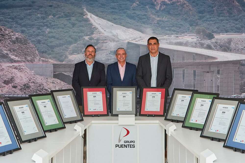 Puentes se convierte en la primera del sector en certificar con Aenor un Sistema Integrado de Gestión (SIG) Digital, conforme a la especificación UNE 060