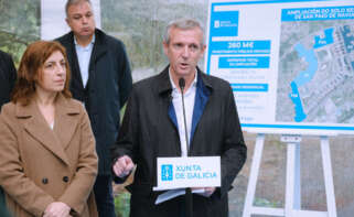 Alfonso Rueda, presidente de la Xunta, en una visita a San Paio de Navia, en Vigo / Xunta