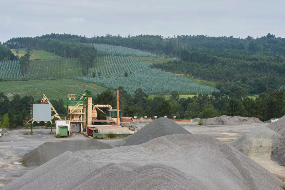 Imagen de la mina de Touro y O Pino que promueve Cobre San Rafael