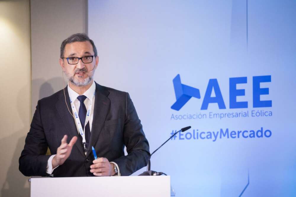 El director general de la Asociación Empresarial Eólica, Juan Virgilio Márquez / AEE