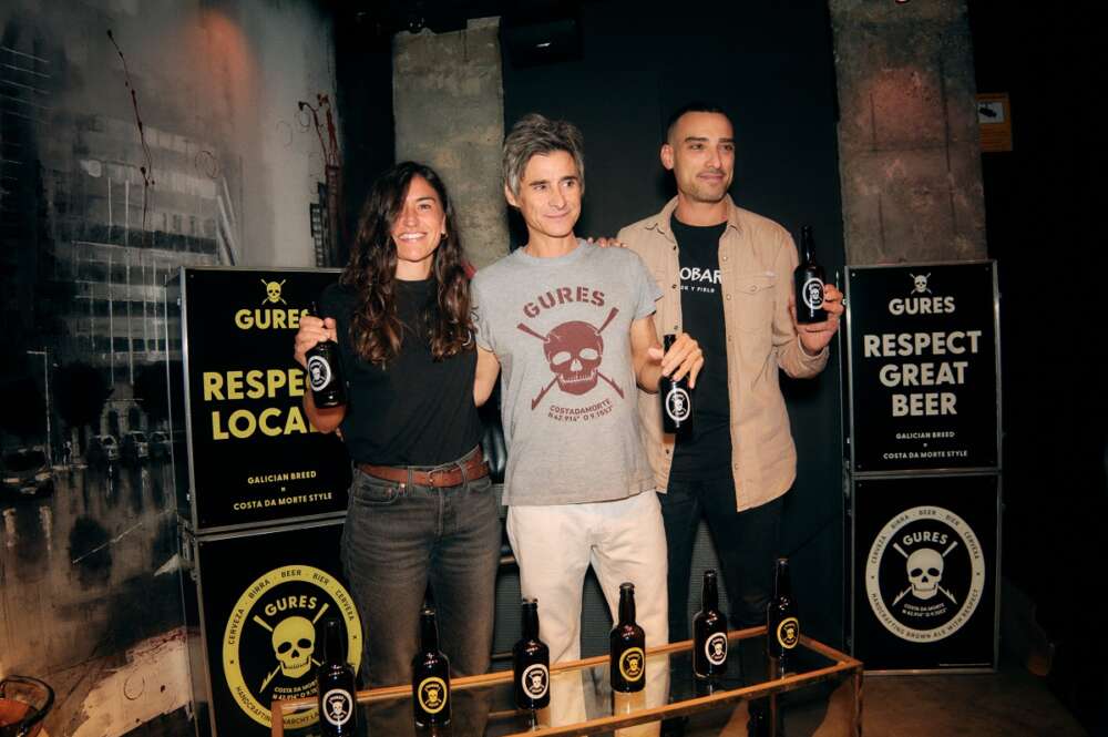 Presentación de las cervezas Gures en el establecimiento Malte Atochas, en A Coruña.