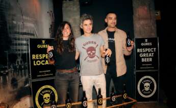 Presentación de las cervezas Gures en el establecimiento Malte Atochas, en A Coruña.