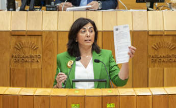 Elena Candia en el Parlamento gallego / PPdeG