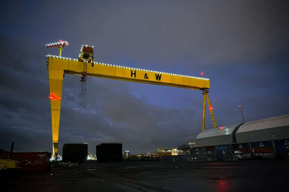 Imagen exterior de las instalaciones de Harland & Wolff / H&W