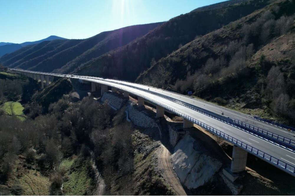 Viaducto del Castro tras su reconstrucción / Ministerio de Transportes